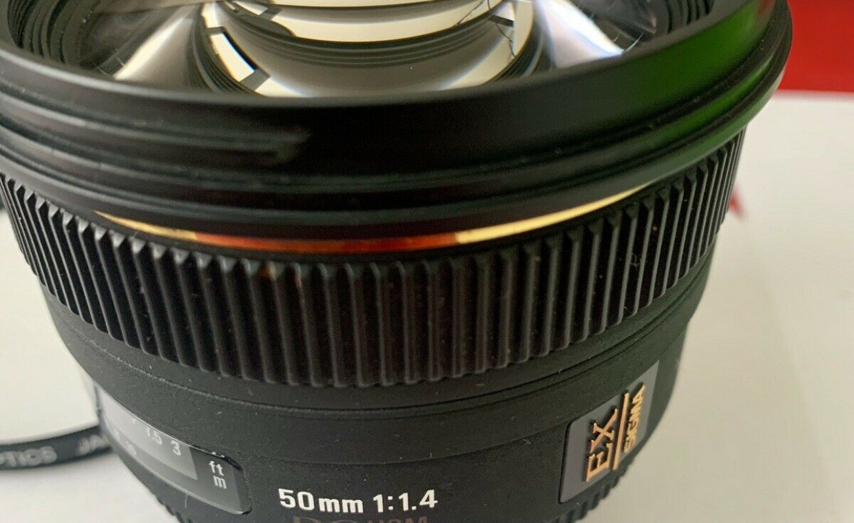 Camera lenses for rent, Sigma AF 50mm f/1.4 EX DG HSM Nikon rent, Vilnius