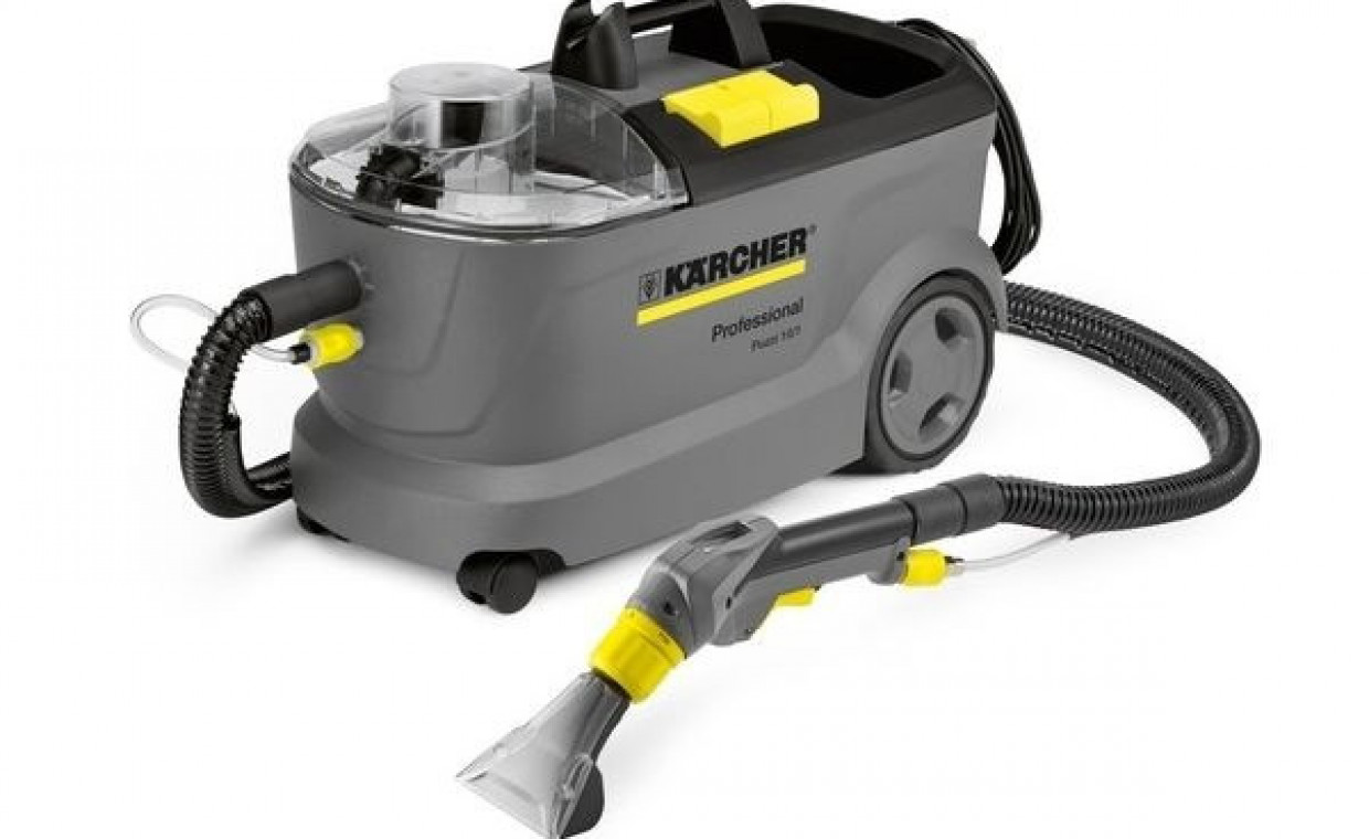 Carpet cleaners for rent, Karcher Puzzi 10/1 Upholstery cleaning rent, Vilnius