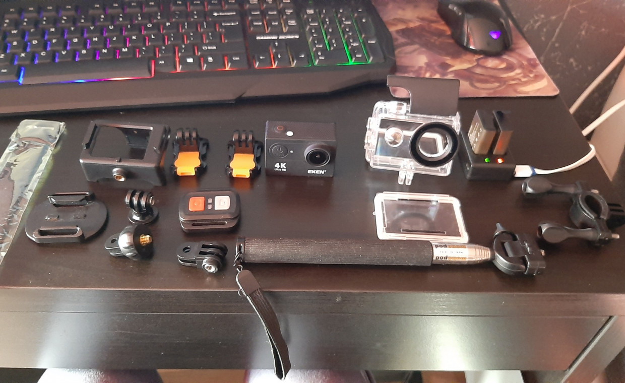 GoPro and action cameras for rent, EKEN 4K ULTRA HD ACTION CAMERA rent, Kaunas