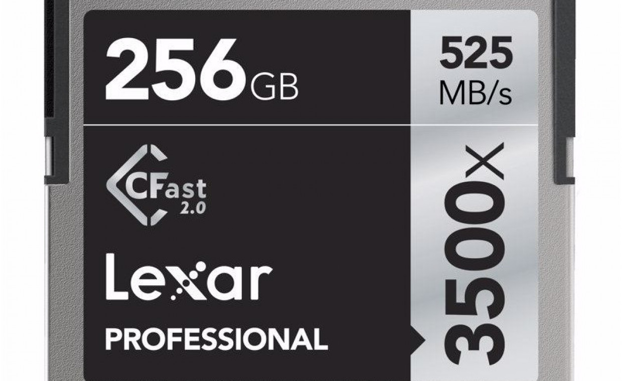 Camera accessories for rent, Lexar Pro 3500X Cfast R525/W445 256GB rent, Kaunas