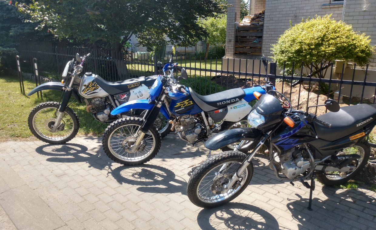 Motorcycles for rent, Motociklas Honda XR 250 enduro motocikl rent, Vilnius