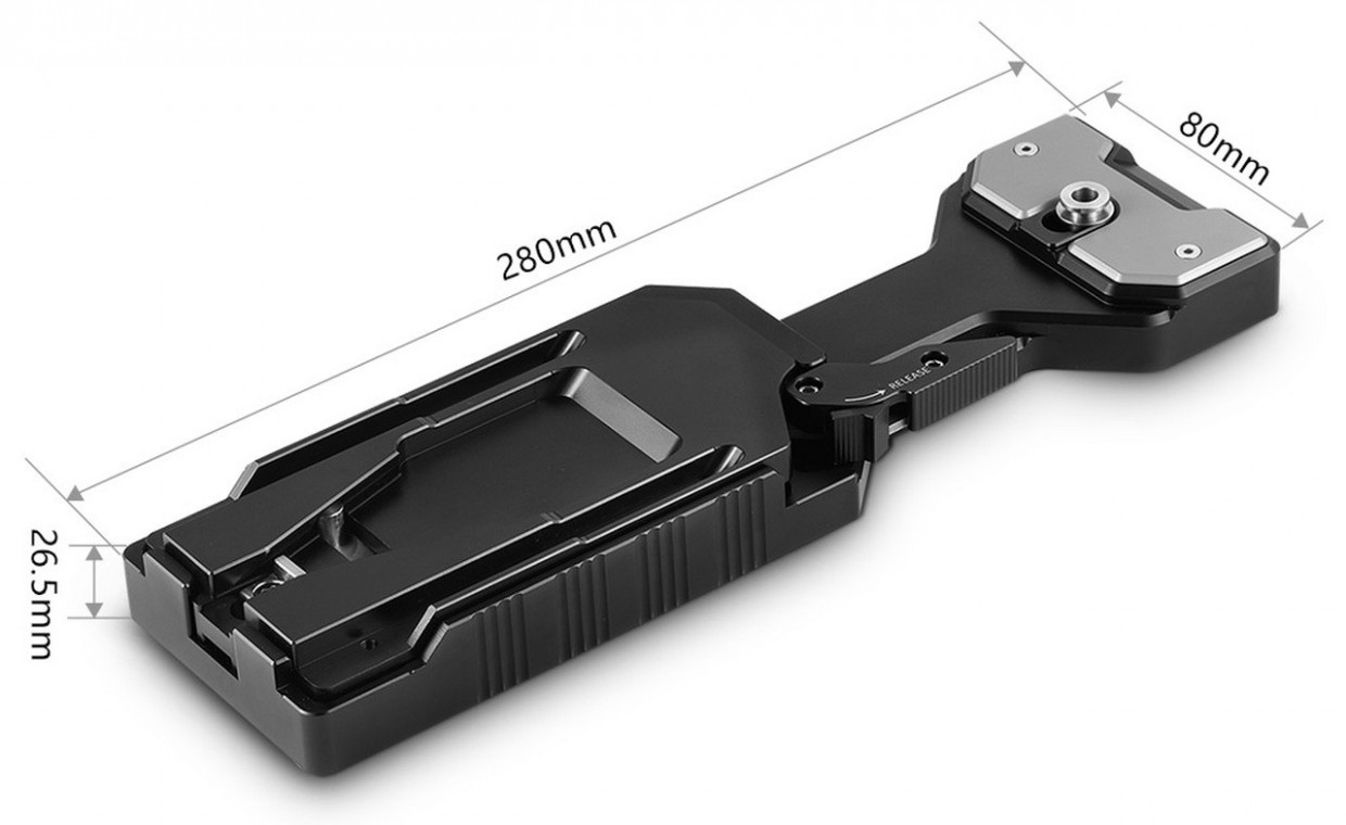 Camera accessories for rent, SmallRig VCT-14 Quick Release Plate rent, Kaunas