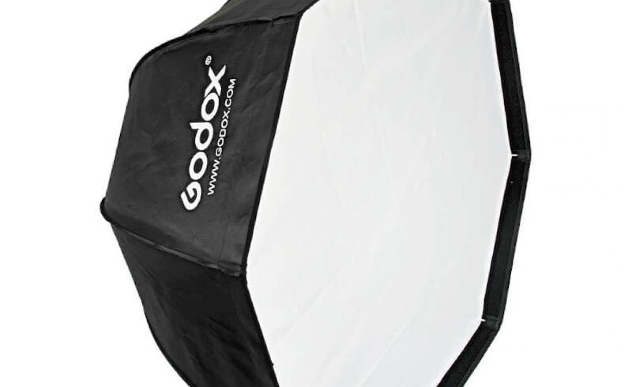 Photo studio equipment for rent, Godox SB-GUE95 95cm octa su koriu rent, Vilnius