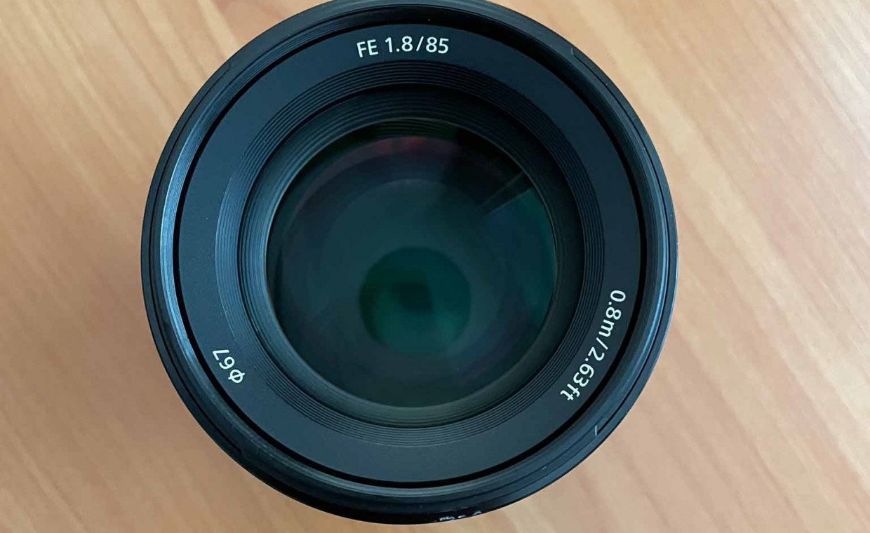 Camera lenses for rent, Sony FE 85mm f/1.8 objektyvas rent, Vilnius