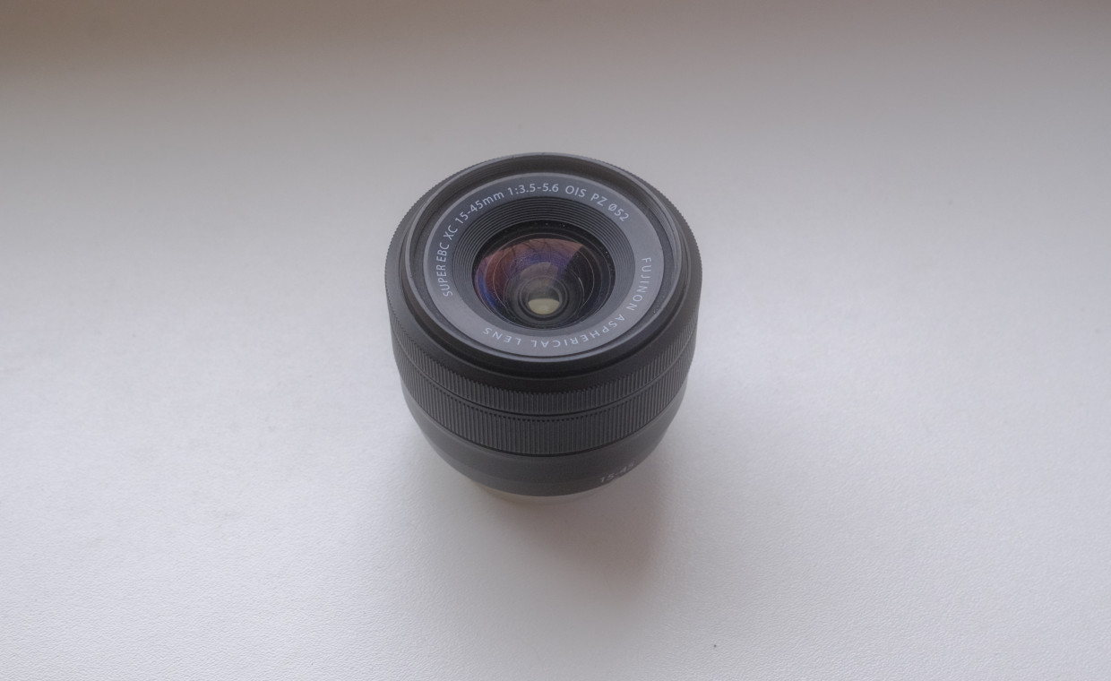 Camera lenses for rent, Fujifilm XC 15-45mm rent, Vilnius