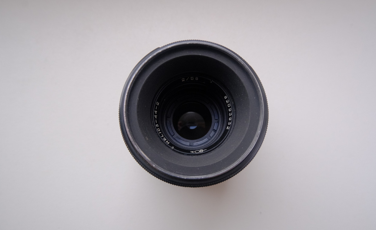 Camera lenses for rent, Helios 44-2 f2 FujiFilm (modifikuotas) rent, Vilnius