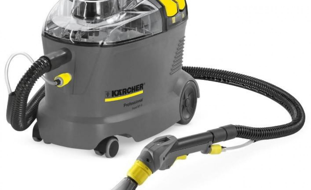 Carpet cleaners for rent, KARCHER Puzzi 8/1 plaunantis siurblys rent, Plungė