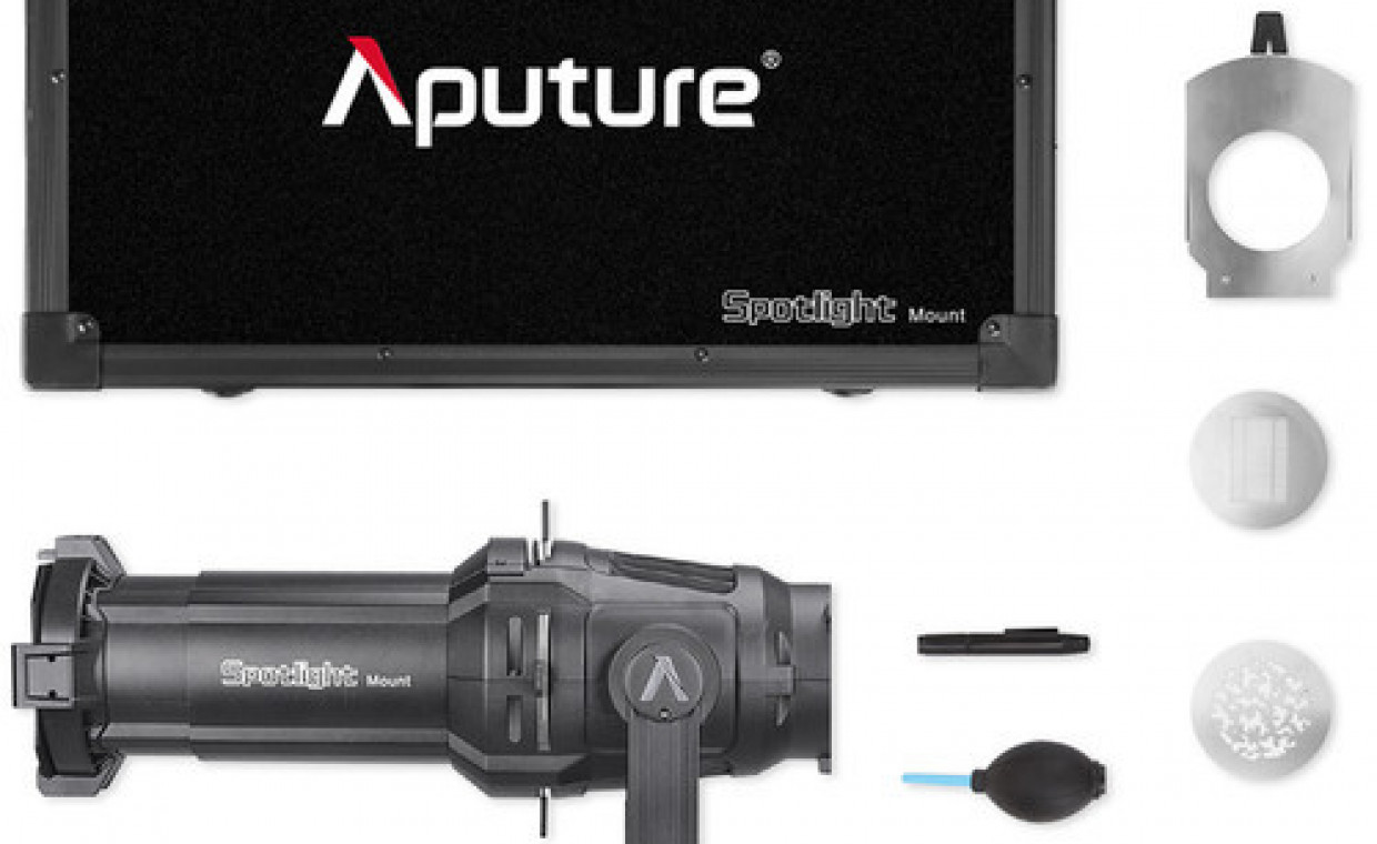 Photo studio equipment for rent, Aputure Spotlight 19 kampas rent, Vilnius