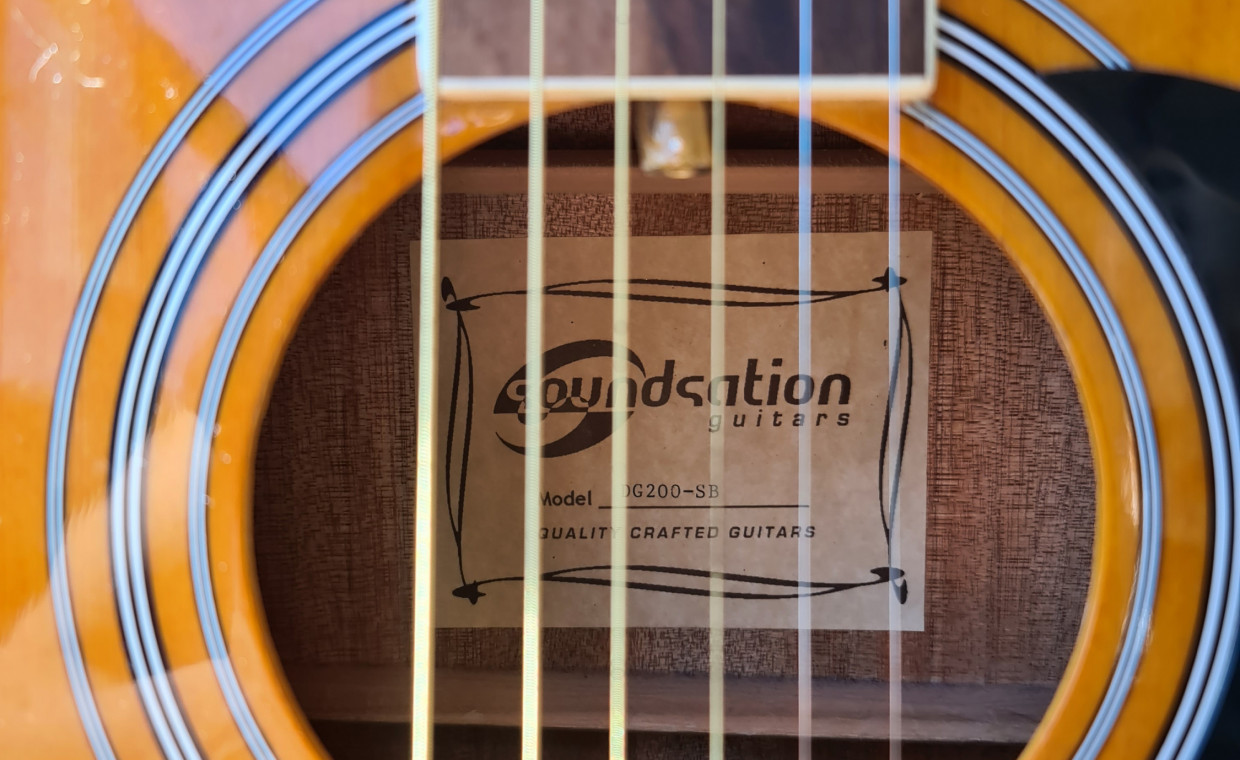 Audio equipment and instruments for rent, Acoustic guitar Soundsation guitars rent, Vilnius