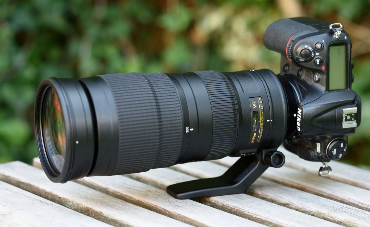 Camera lenses for rent, Nikon 200-500mm f5.6 VR rent, Vilnius