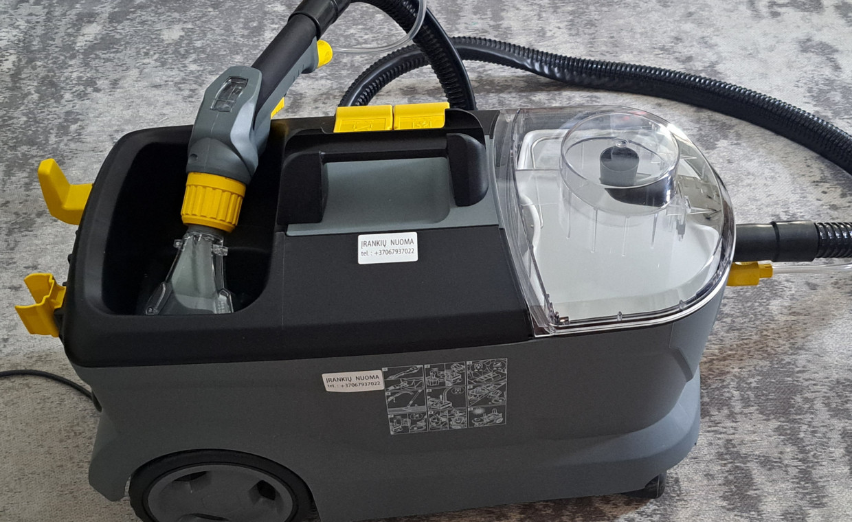 Vacuum cleaners for rent, Karcher Puzzi 10/1 plaunantis siurblys rent, Kaunas