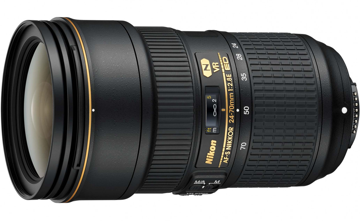 Camera lenses for rent, Nikkor 24-70 F2.8 rent, Vilnius