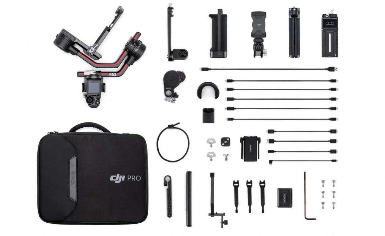 Camera accessories for rent, DJI Ronin RS2 Combo rent, Vilnius