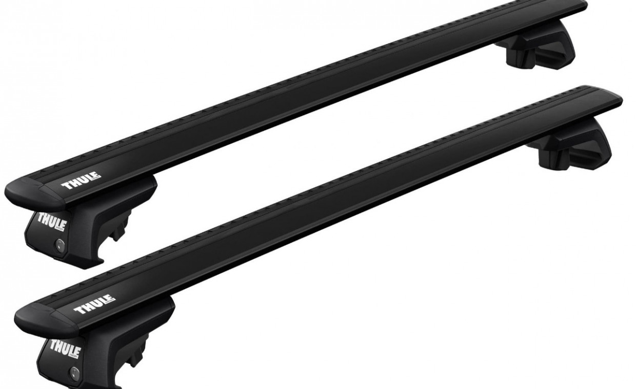 Car accessories for rent, Thule WingBar Evo black skersiniai rent, Vilnius