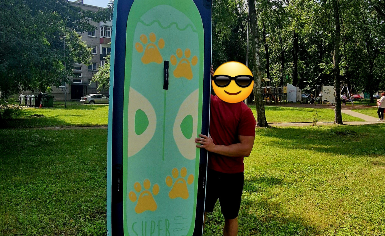 Standup paddleboarding for rent, Irklentė SUP Royal Panda (premium klasė) rent, Klaipėda