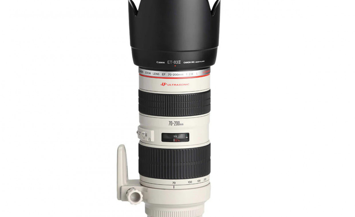 Camera lenses for rent, Canon 70-200 f2.8 mk II rent, Vilnius