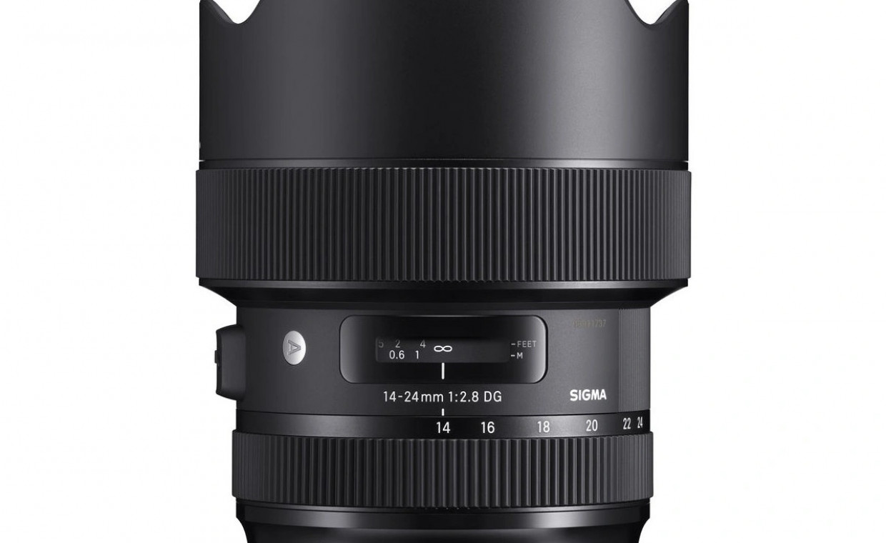 Camera lenses for rent, Sigma 14-24mm f/2.8 DG HSM Art (Sony) rent, Vilnius