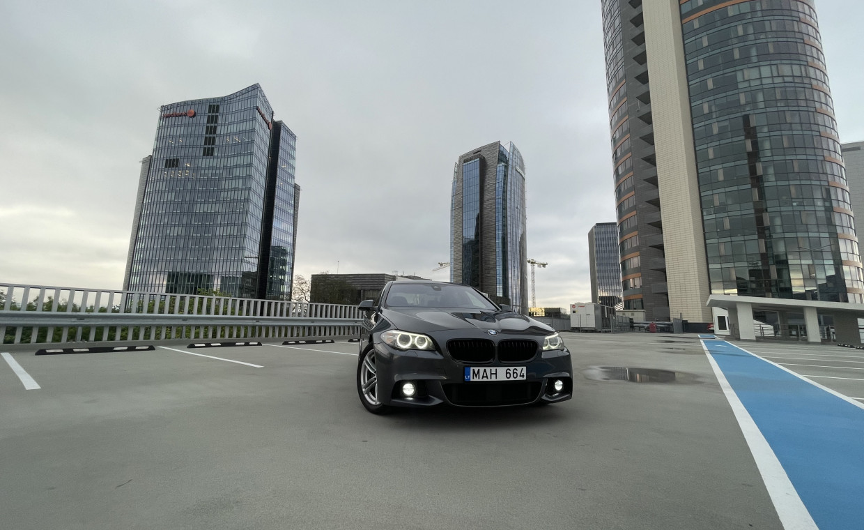 Car rental, BMW F10 530D rent, Vilnius