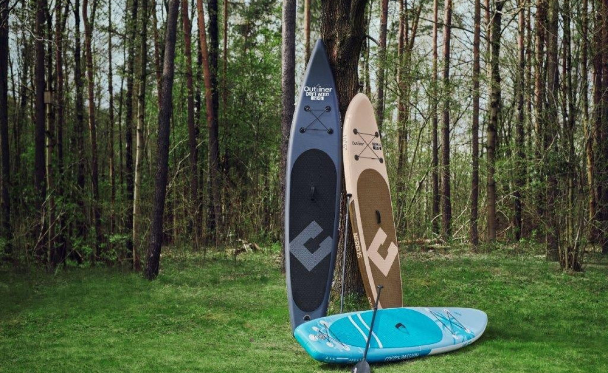 Standup paddleboarding for rent, 2 Irklentės Outliner Coco's 320cm rent, Vilnius