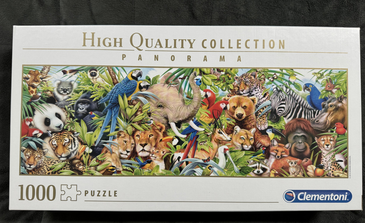 Holiday and travel items for rent, Clementoni 1000 detalių puzzle - Animals rent, Klaipėda