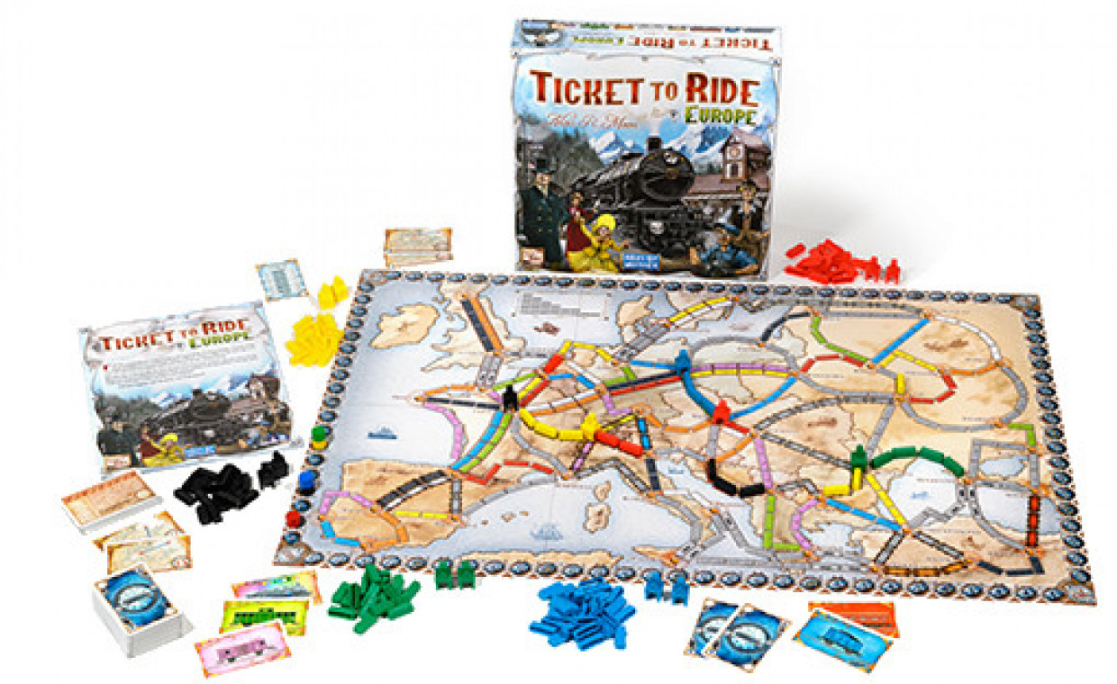 Holiday and travel items for rent, Stalo žaidimas - Ticket to ride Europe rent, Klaipėda