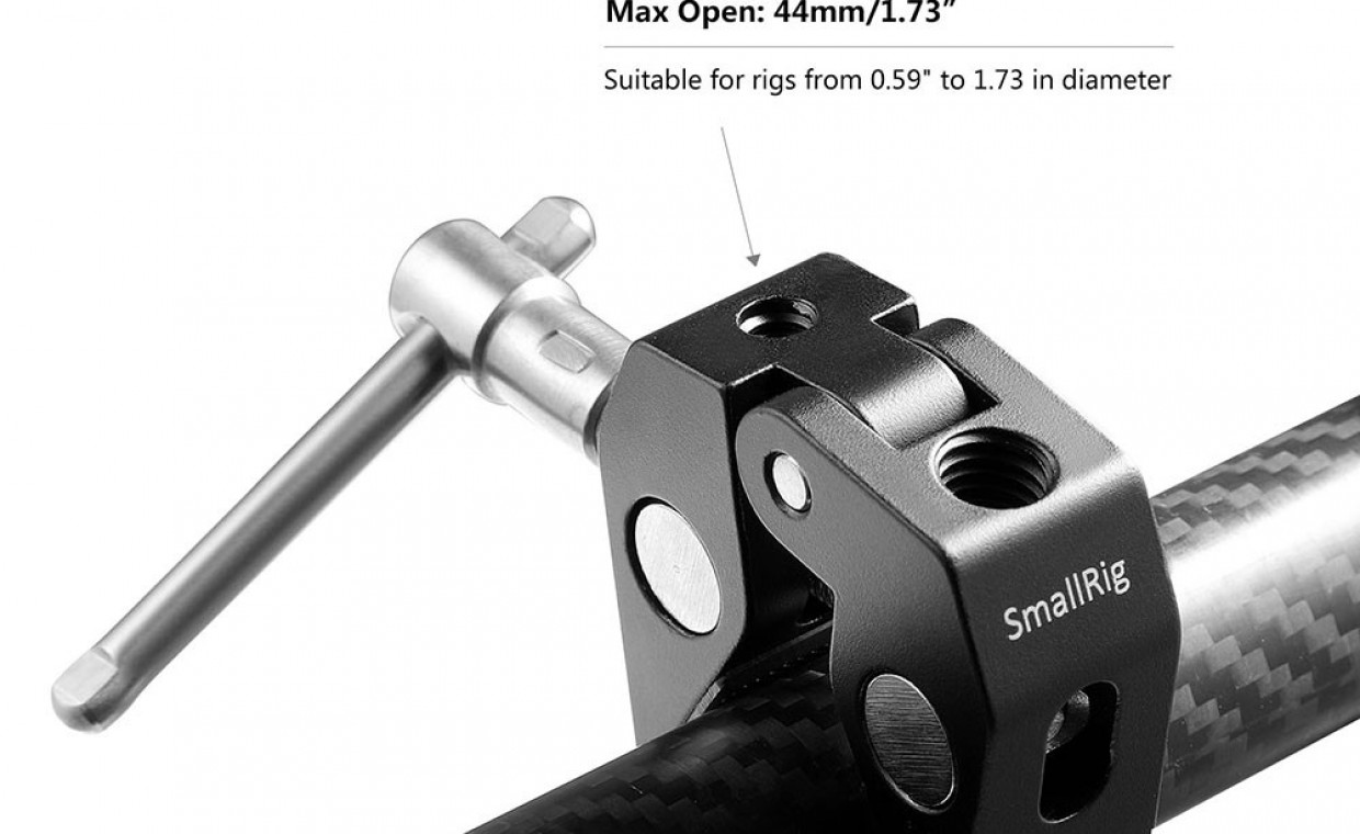 Camera accessories for rent, SmallRig Super Clamp su 1/4" & 3/8" Srėg rent, Kaunas