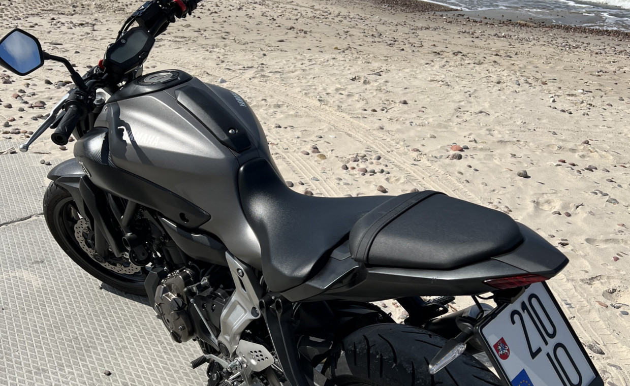 Motorcycles for rent, YAMAHA MT07 rent, Klaipėda