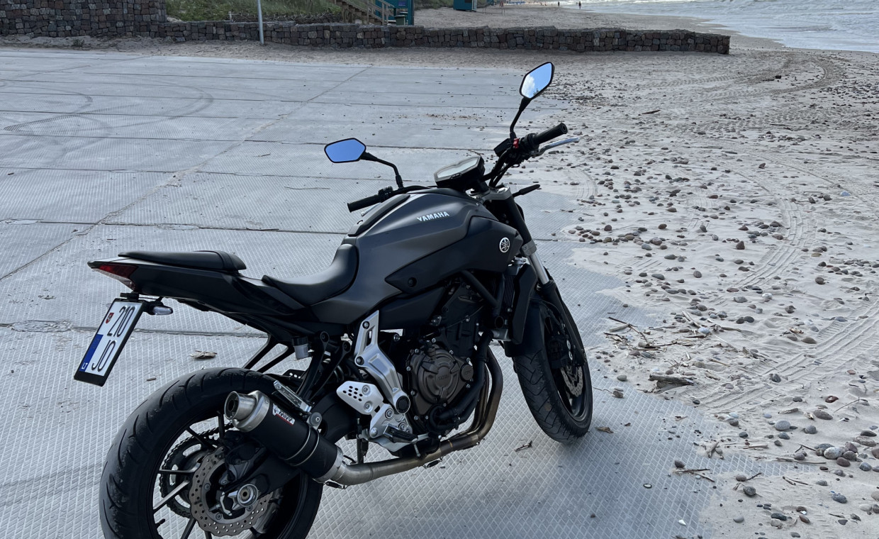 Motorcycles for rent, YAMAHA MT07 rent, Klaipėda