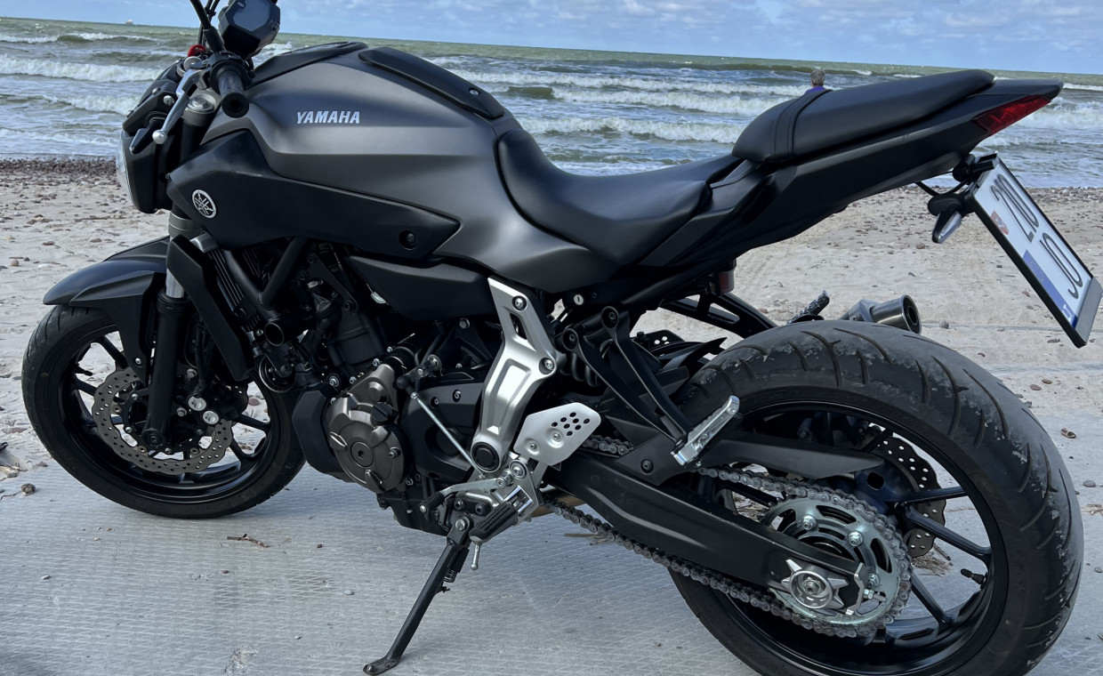 Motorcycles for rent, YAMAHA MT07 rent, Klaipėda