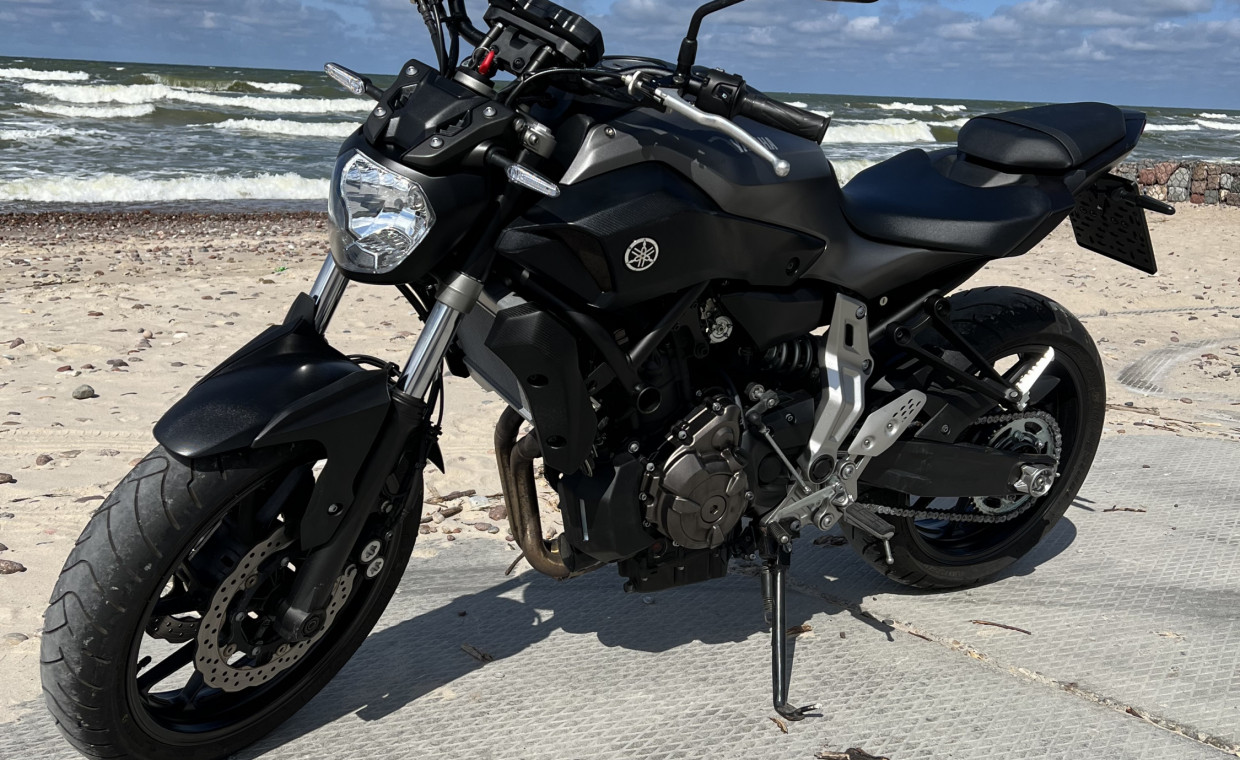 Motorcycles for rent, YAMAHA MT07 rent, Klaipėda