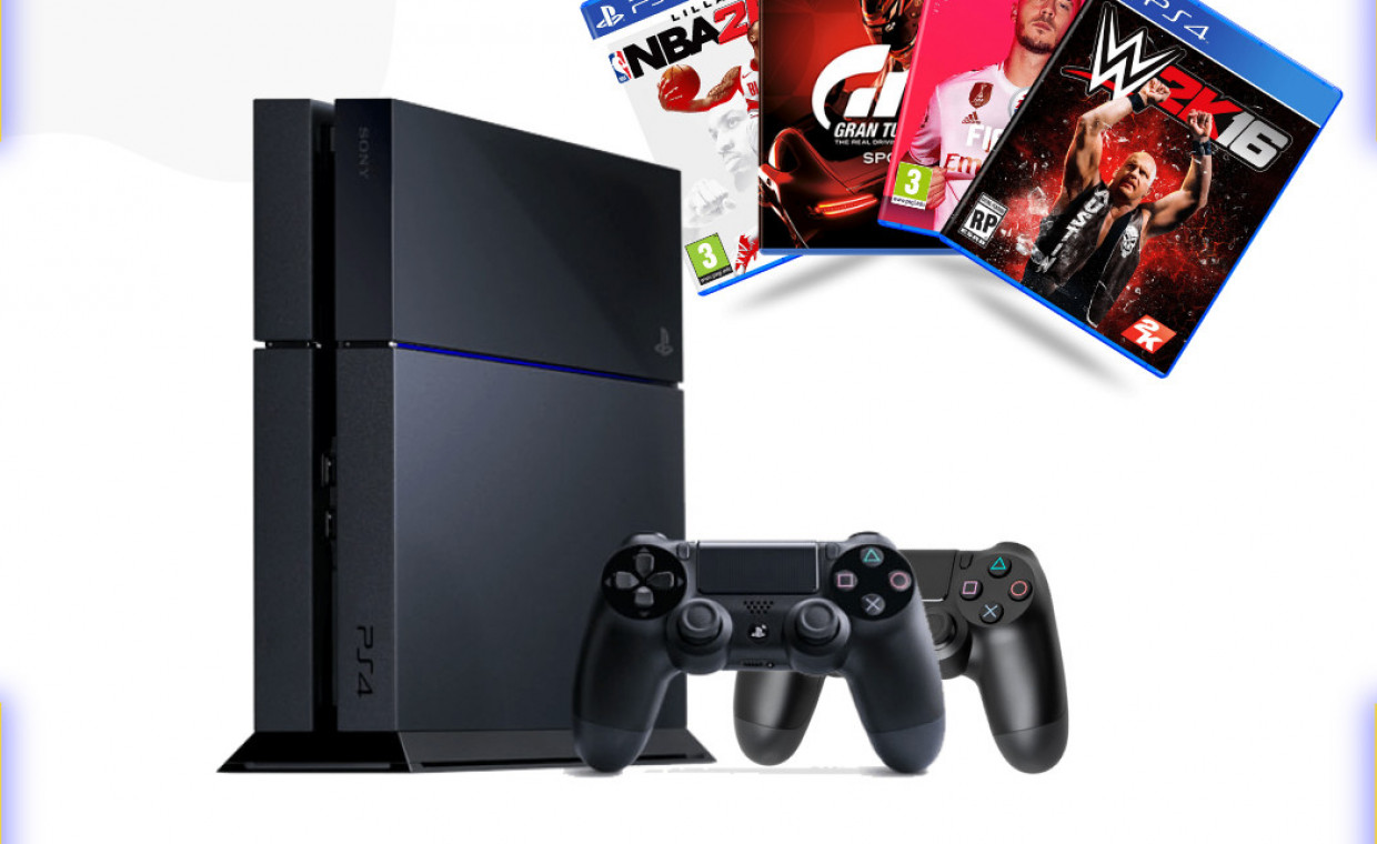 Gaming consoles for rent, Playstation 4 - Žaidimai ir 2 pulteliai rent, Kaunas