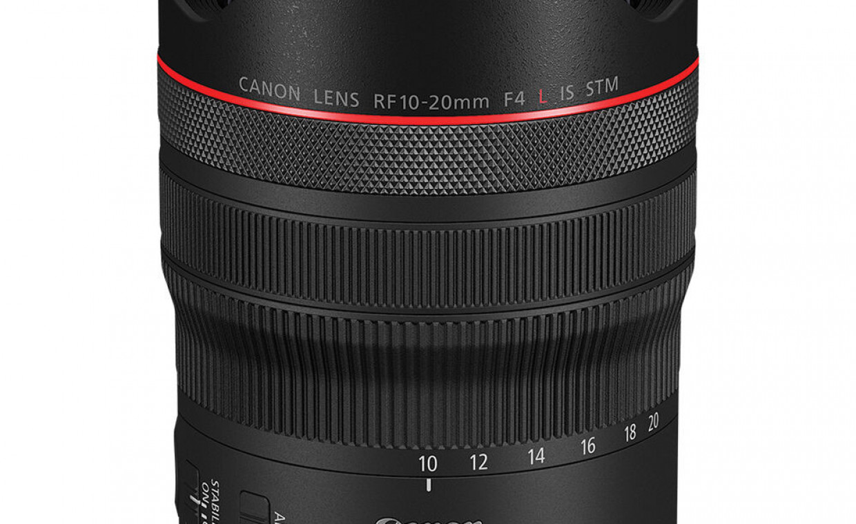 Camera lenses for rent, Canon RF 10-20mm f/4 L IS STM rent, Kaunas