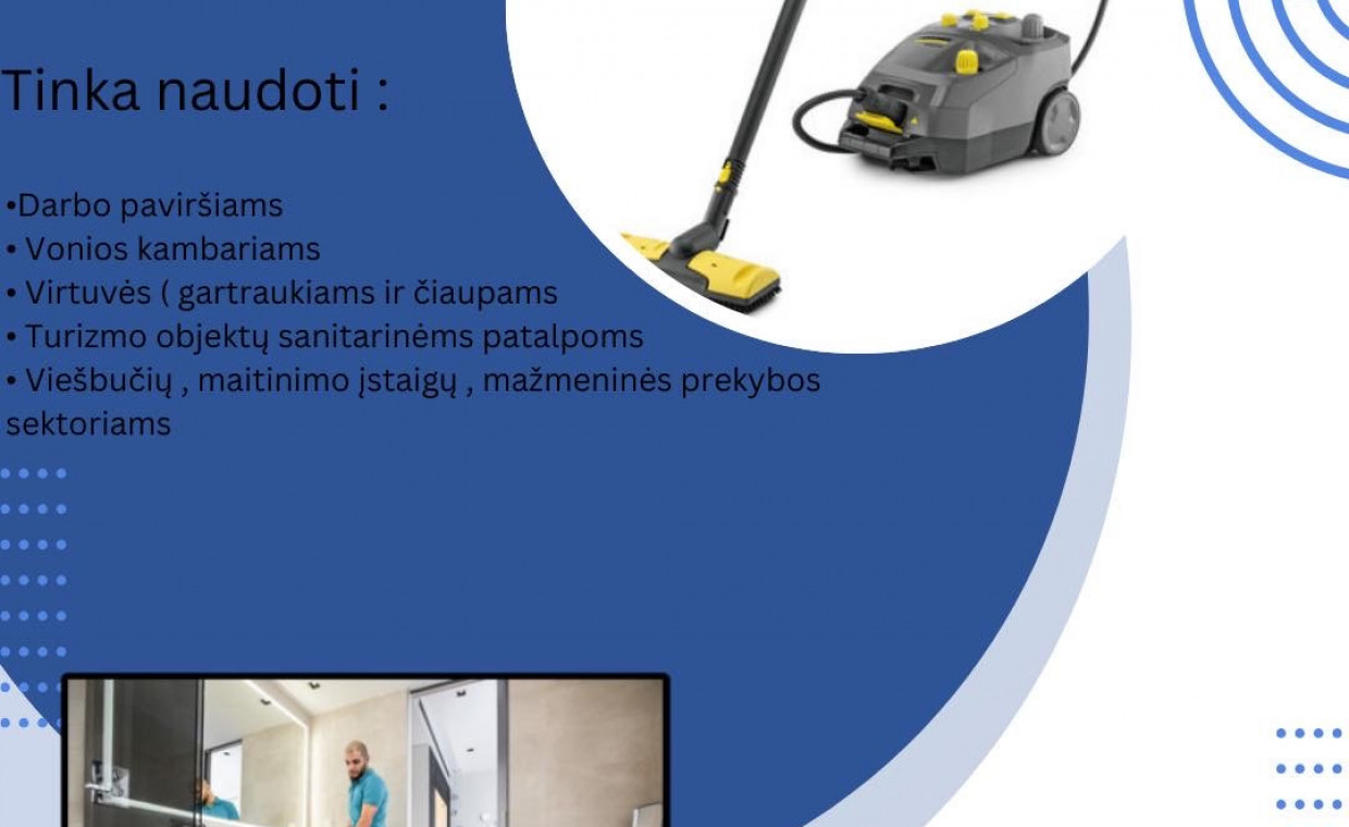 Carpet cleaners for rent, Plaunantis Karcher Puzzi 8/C Siurblys rent, Kaunas