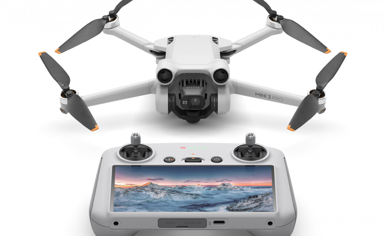 Drones for rent, DJI Mini 3 Pro RC - Fly More Kit - Care rent, Vilnius