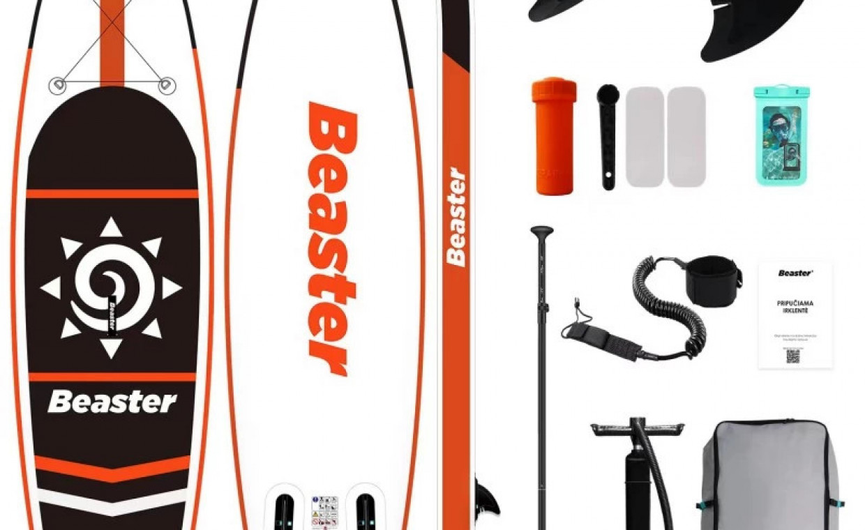 Standup paddleboarding for rent, Irklente Beaster rent, Vilnius