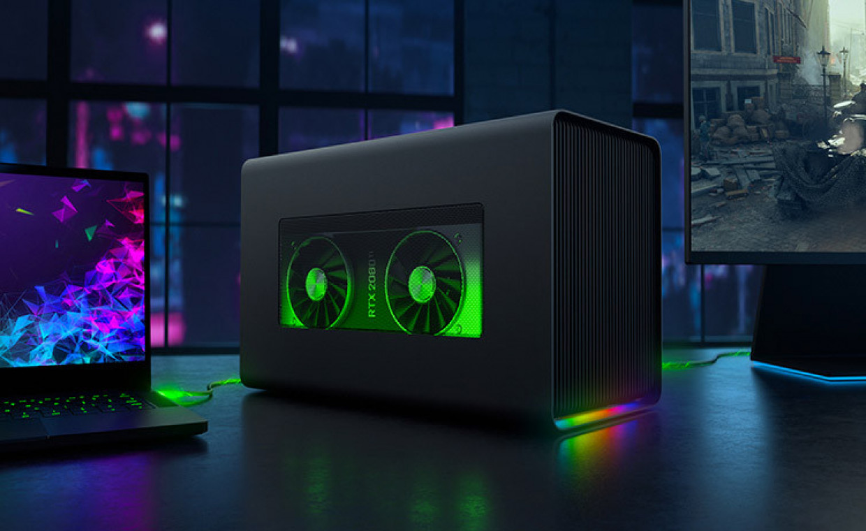 Computers for rent, Razer Core X Chroma PC eGPU Dock Station rent, Vilnius