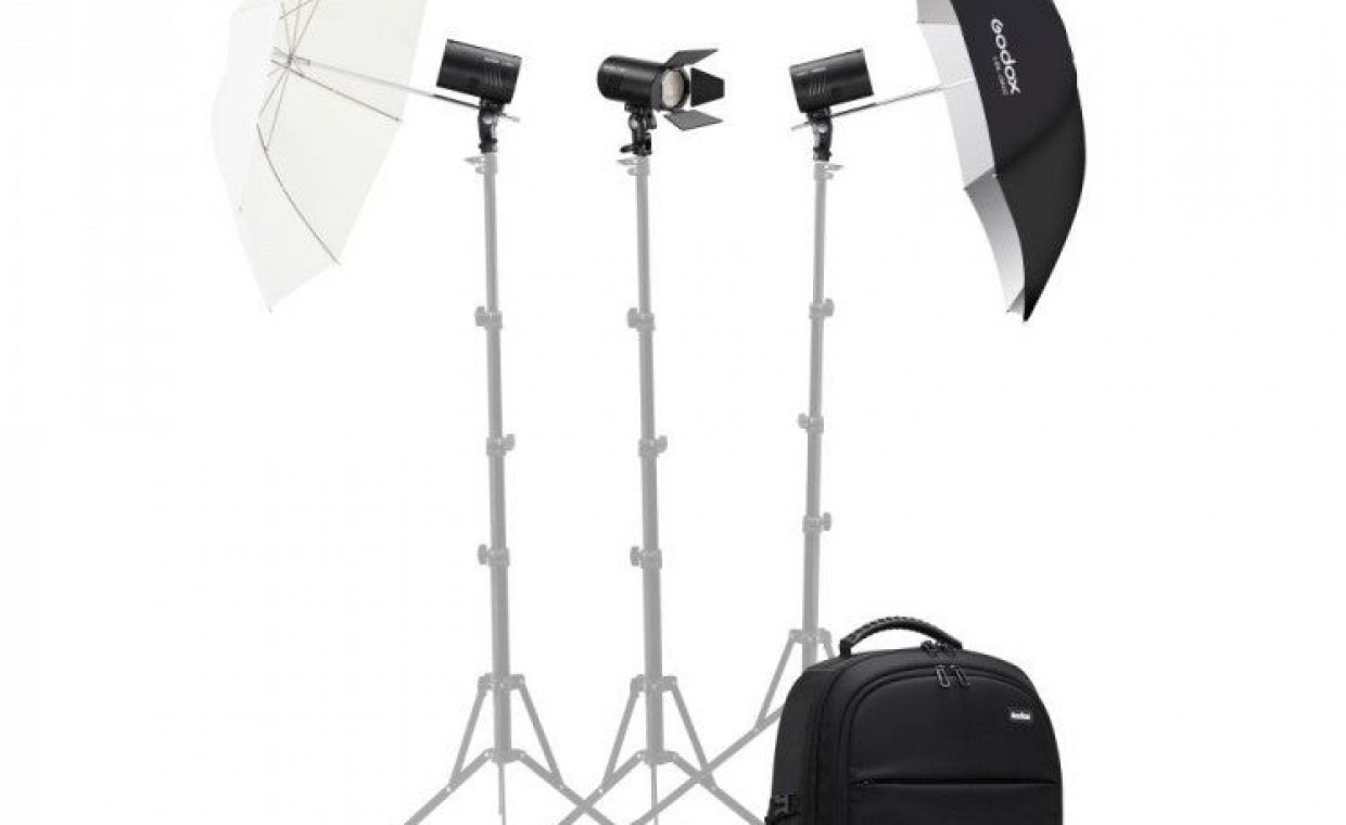 Photo studio equipment for rent, Godox AD300 Pro flash kit Nikon rent, Klaipėda