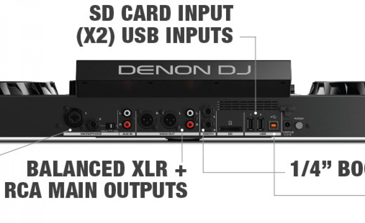 Audio equipment and instruments for rent, Denon DJ SC LIVE 4 system rent, Vilnius