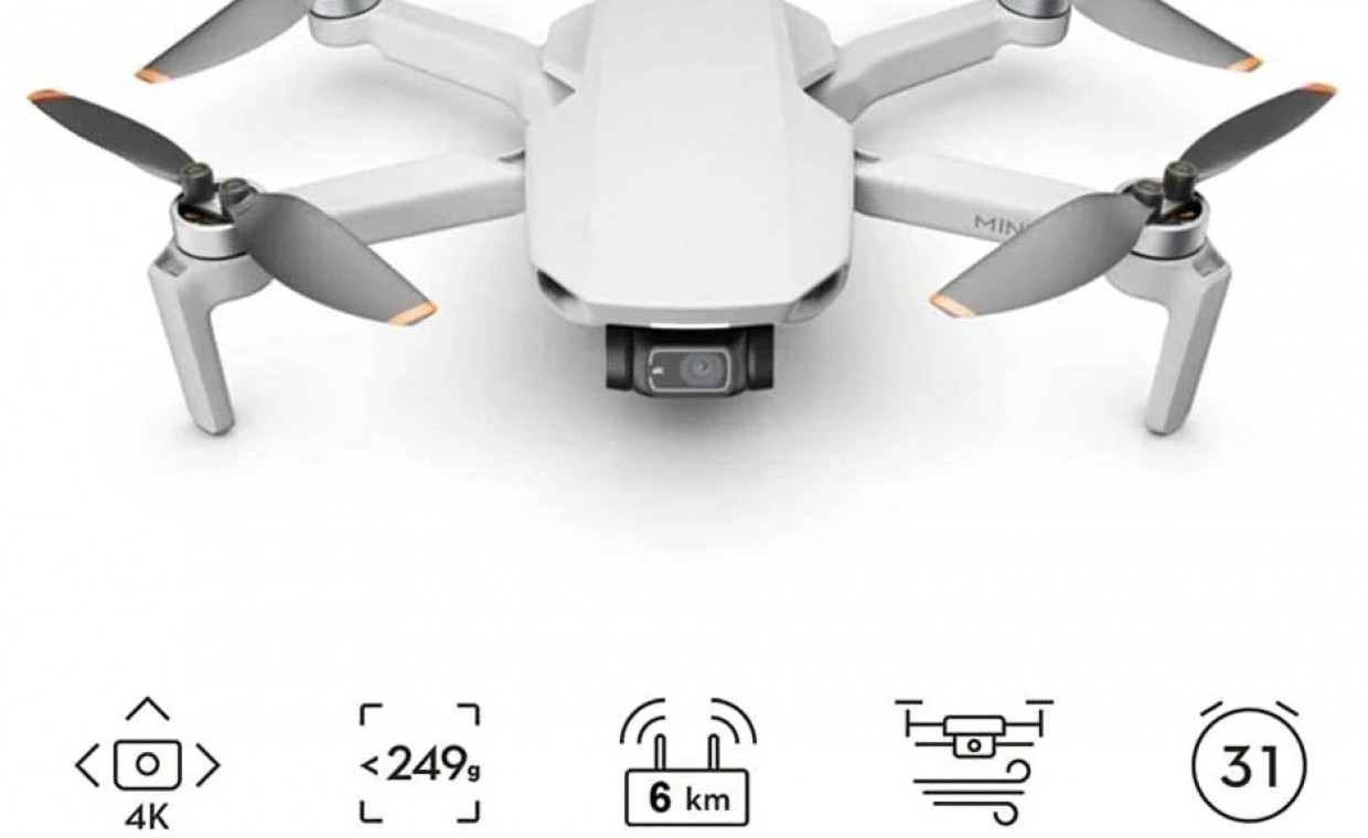 Drones for rent, DJI Mini 2 Fly More Combo rent, Kaunas