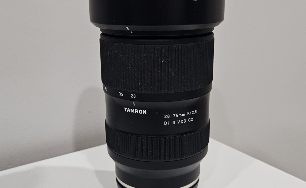 Camera lenses for rent, Tamron 28-75mm f/2.8 G2 Sony E rent, Vilnius