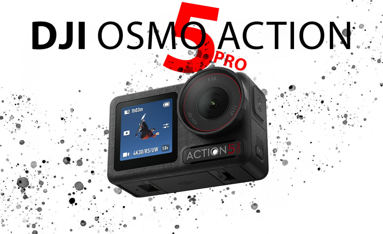 GoPro and action cameras for rent, DJI Osmo Action 5 PRO - Veiksmo kamera rent, Vilnius