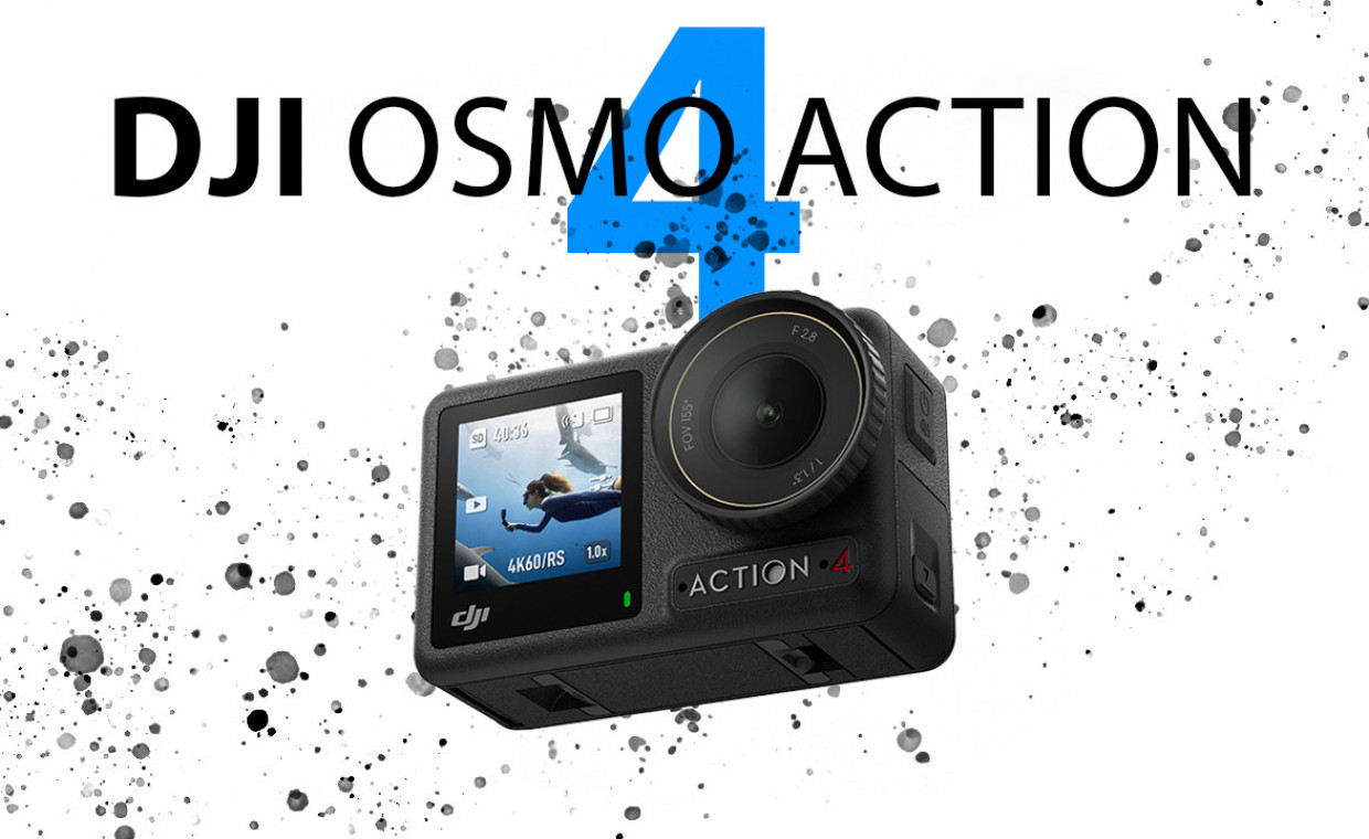 GoPro and action cameras for rent, DJI Osmo Action 4 - Veiksmo kamera rent, Vilnius