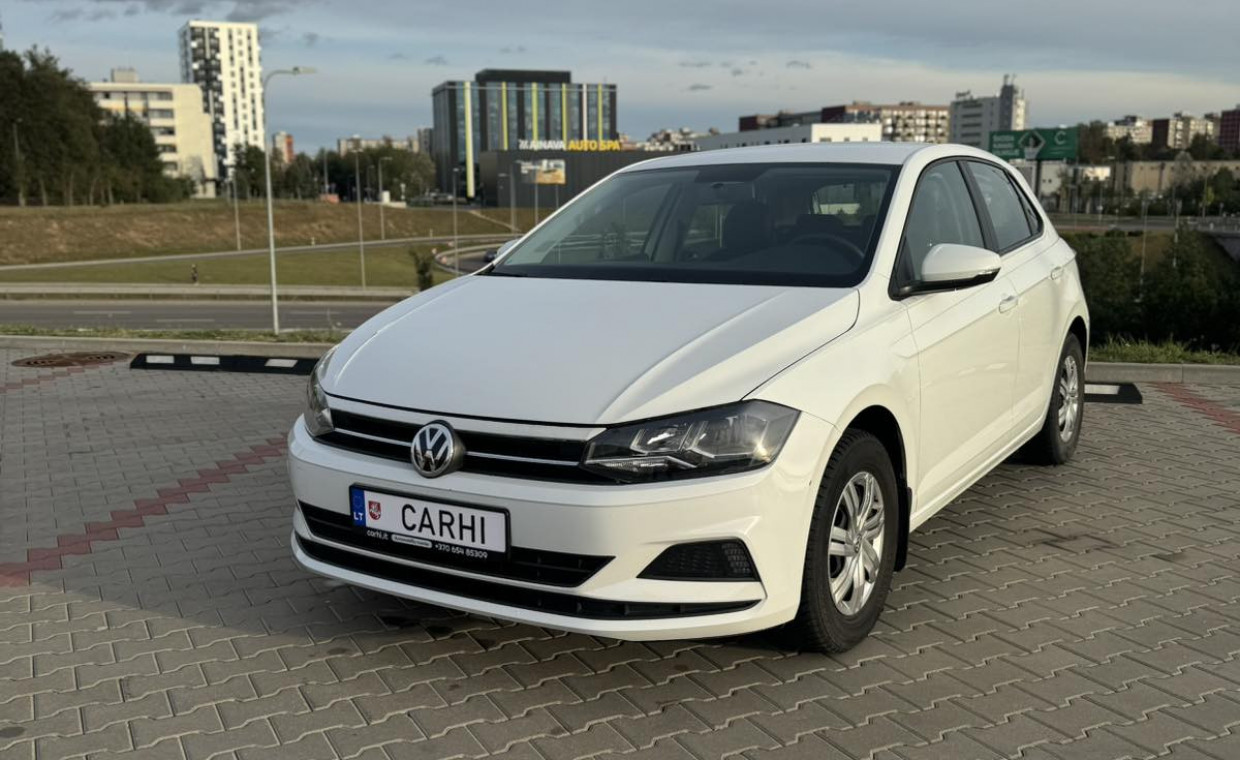 Car rental, Volkswagen Polo 2019 rent, Vilnius