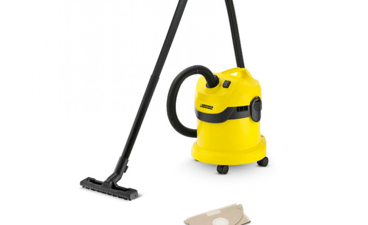 Vacuum cleaners for rent, Dulkių siurblys Karcher WD 2 rent, Kaunas