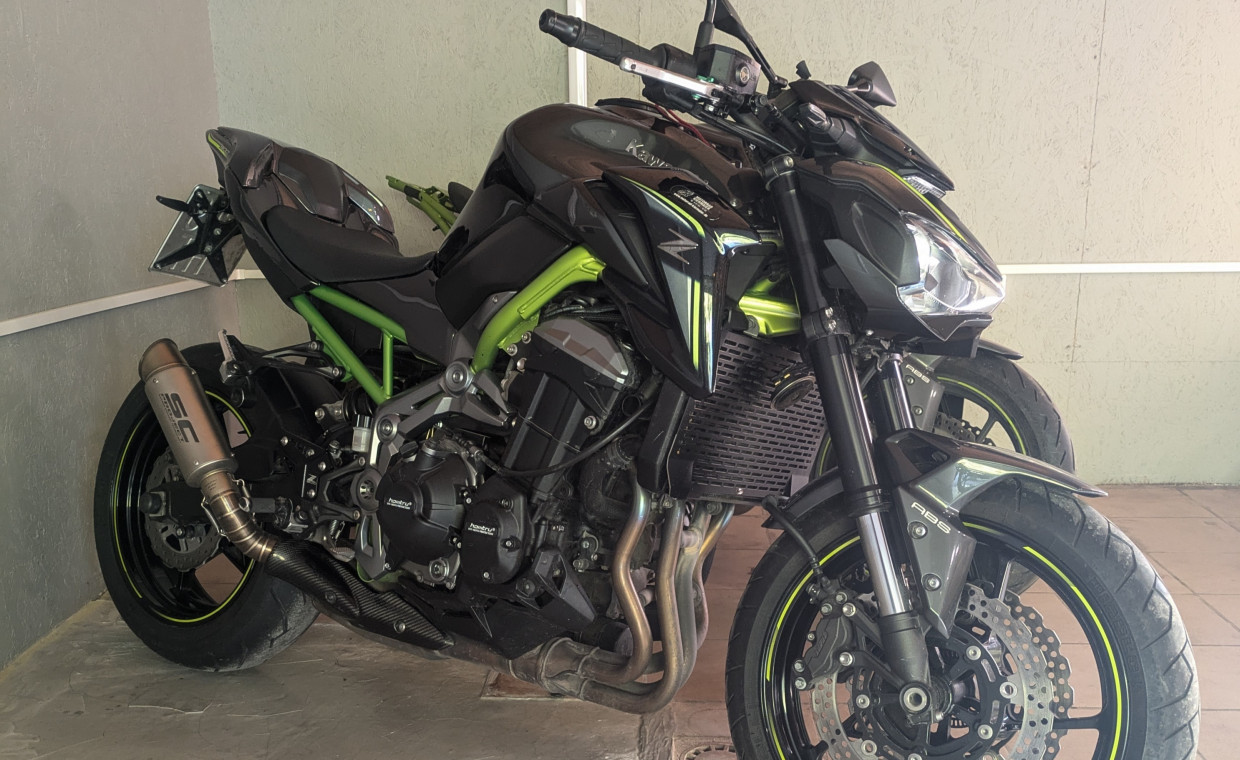 Motorcycles for rent, Kawasaki Z900 A2 kat. Nuoma rent, Kaunas