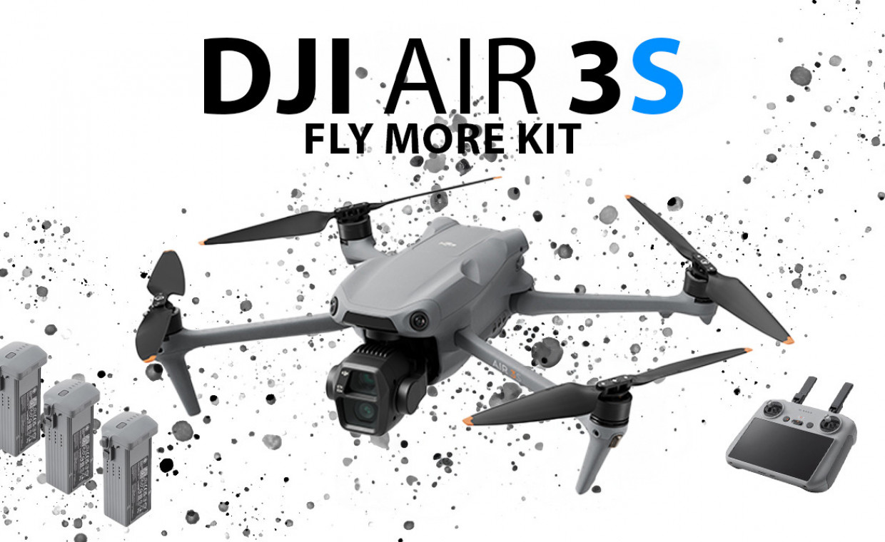 Drones for rent, Dji AIR 3S FLY MORE KIT - Draudimas rent, Vilnius