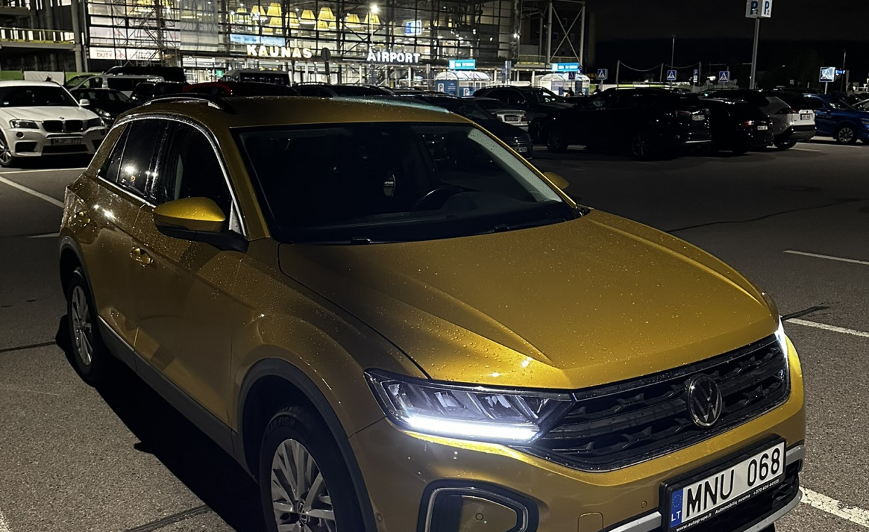 Car rental, Automobilis Volkswagen T-Roc rent, Vilnius