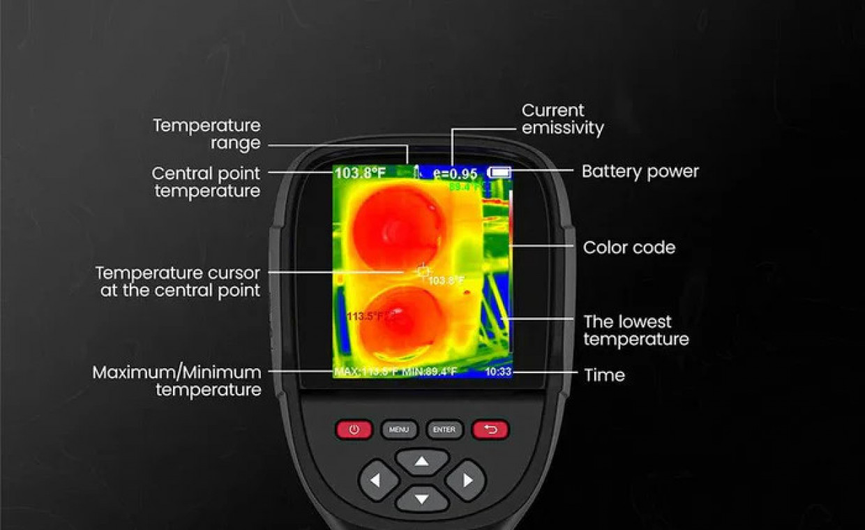 Tools for rent, Thermal handheld camera Mileseey TR256A rent, Vilnius