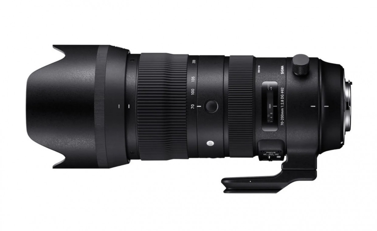 Camera lenses for rent, Sigma 70-200mm f/2.8 DG OS HSM Sports rent, Vilnius