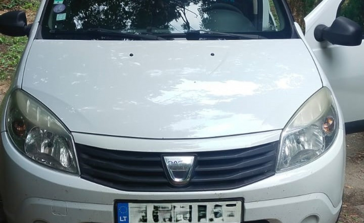 Car rental, DACIA SANDERO rent, Vilnius